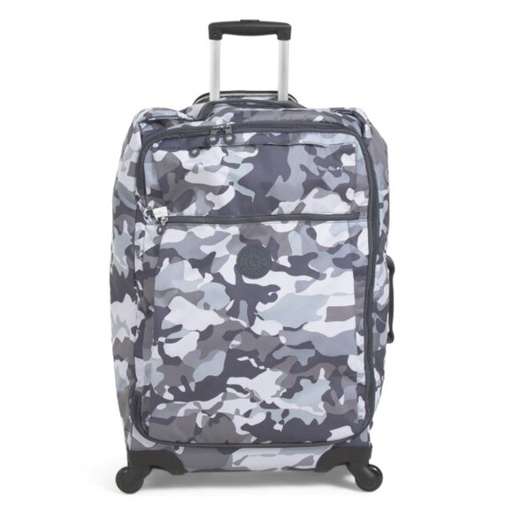 KIPLING Grey Camo 26in Darcey Softside Spinner - Picture 1 of 2